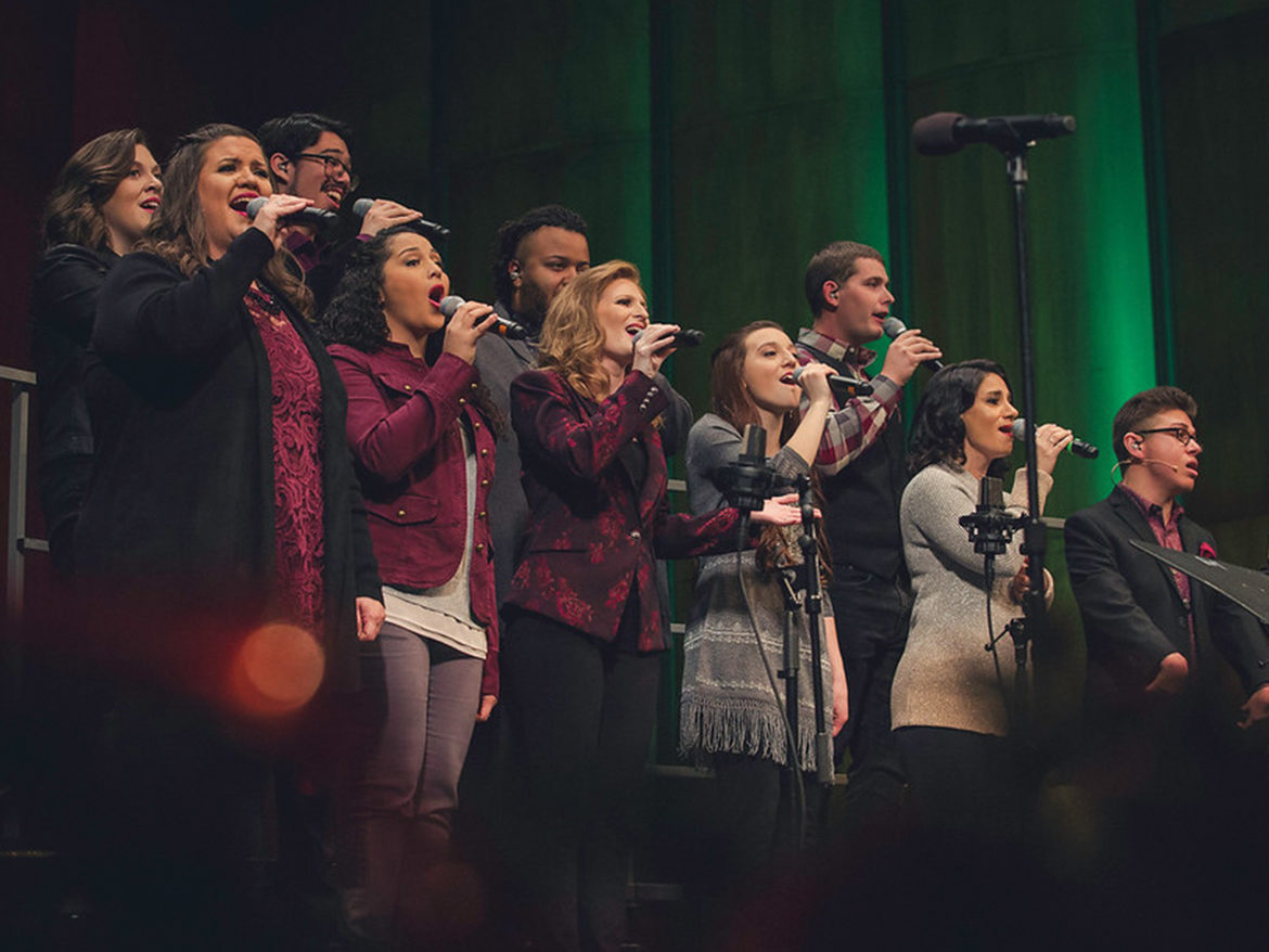 Regent Singers performing on stage
