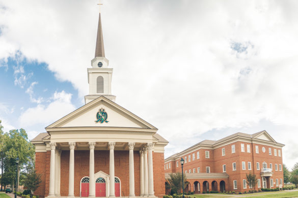 The Regent University chapel and Divinity Building.
