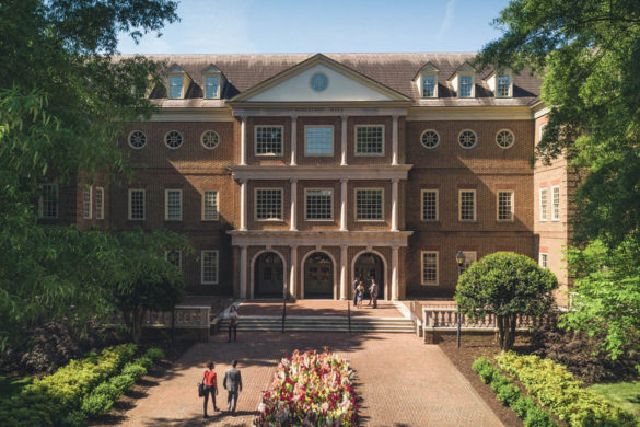 Regent University's Robertson Hall, which houses its School of Government.