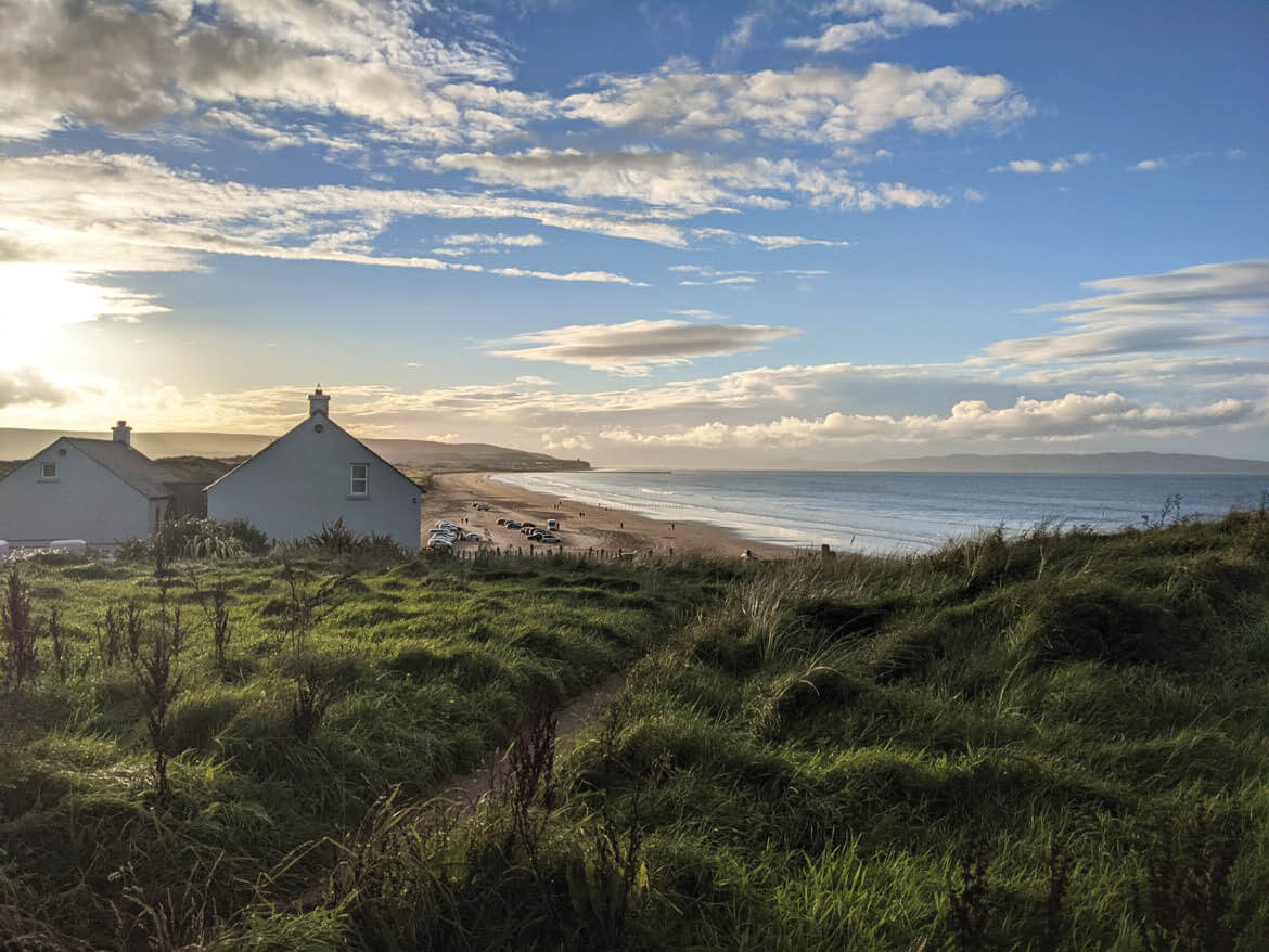 Irish landscape.