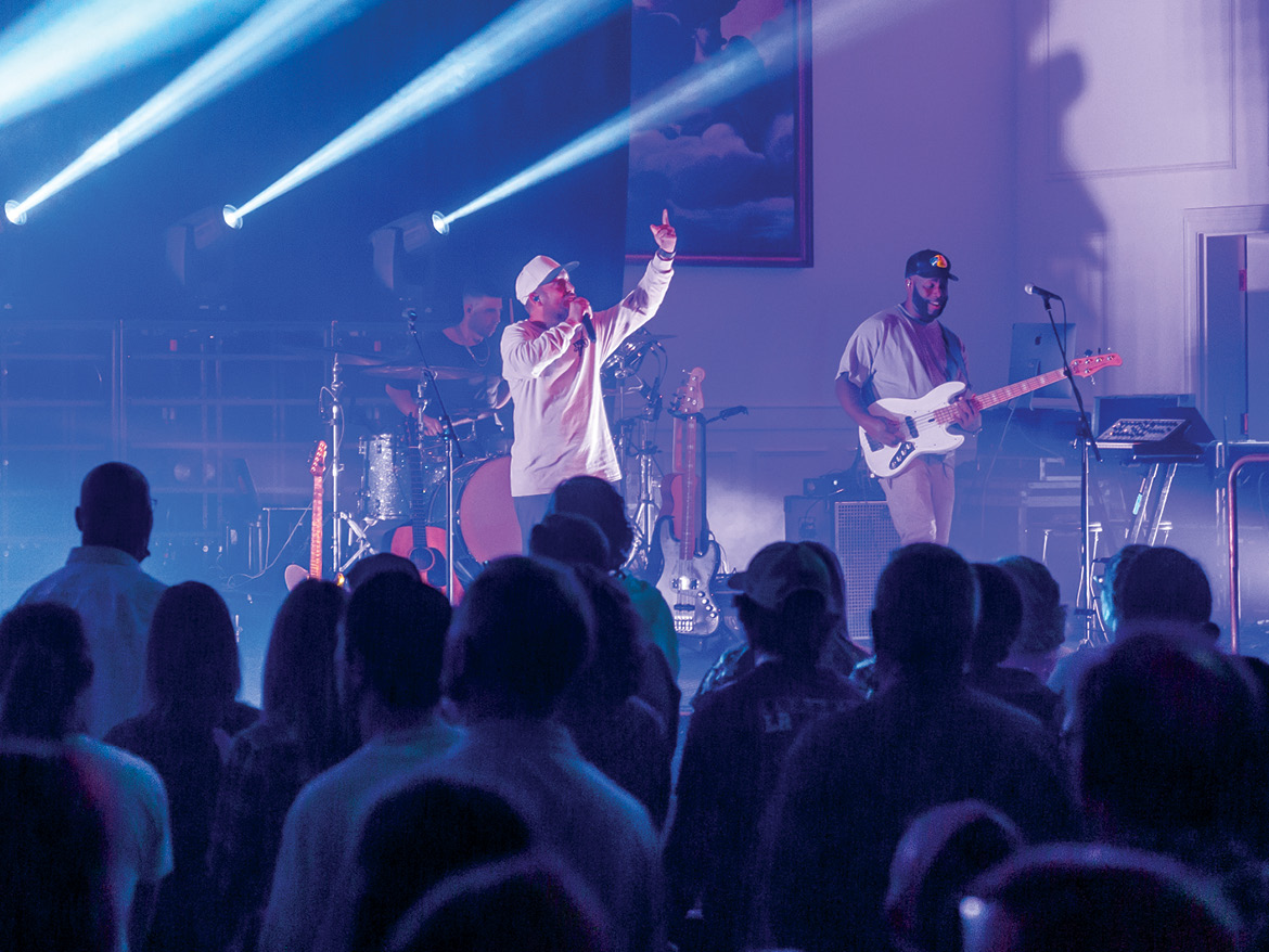 A concert at Regent University during Alumni Weekend.