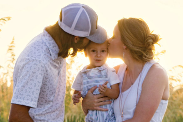 A photo of Taylor Qualls and her family: Learn more about Regent Law School.