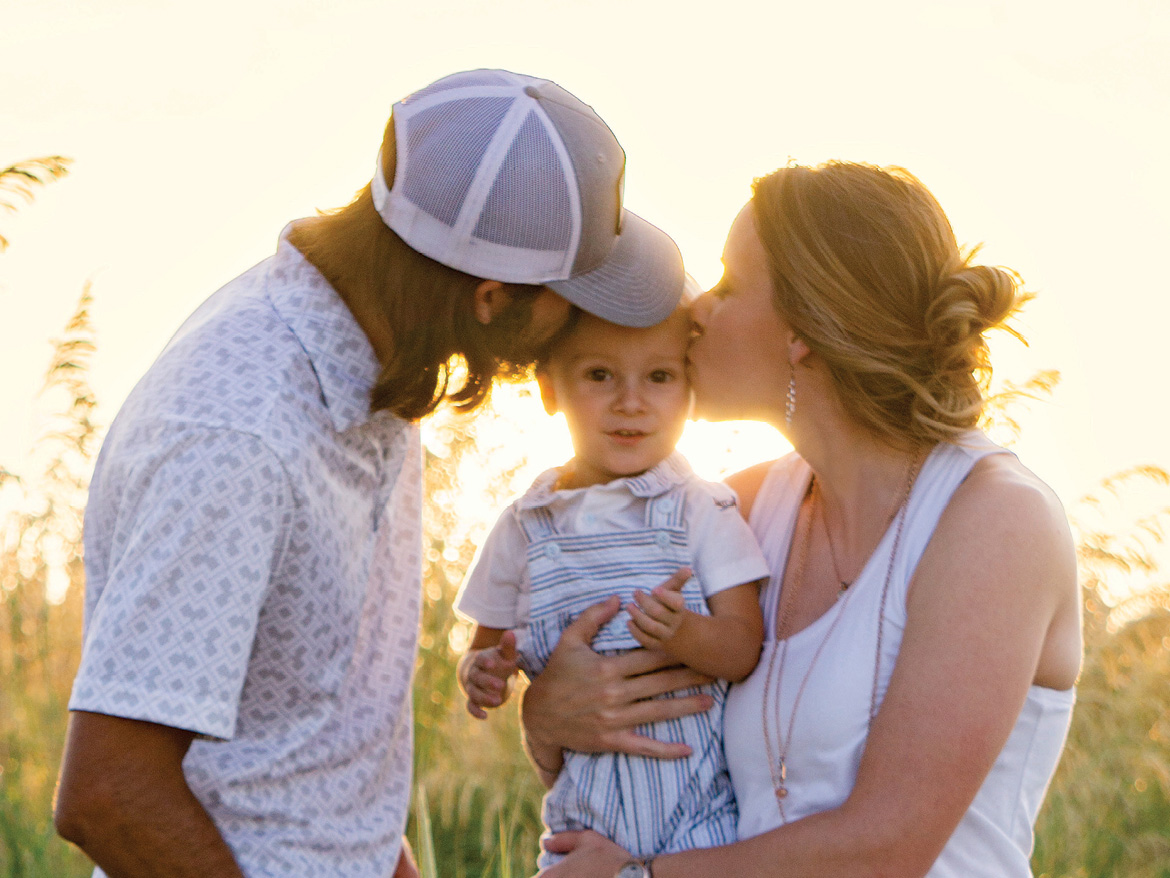 A photo of Taylor Qualls and her family: Learn more about Regent Law School.