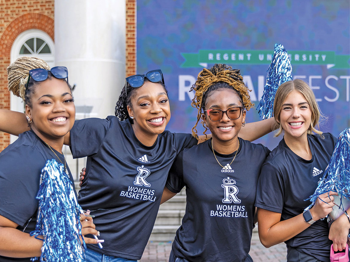 Regent athletes: Regent University’s "Royals Rise" campaign supports new athletic growth.