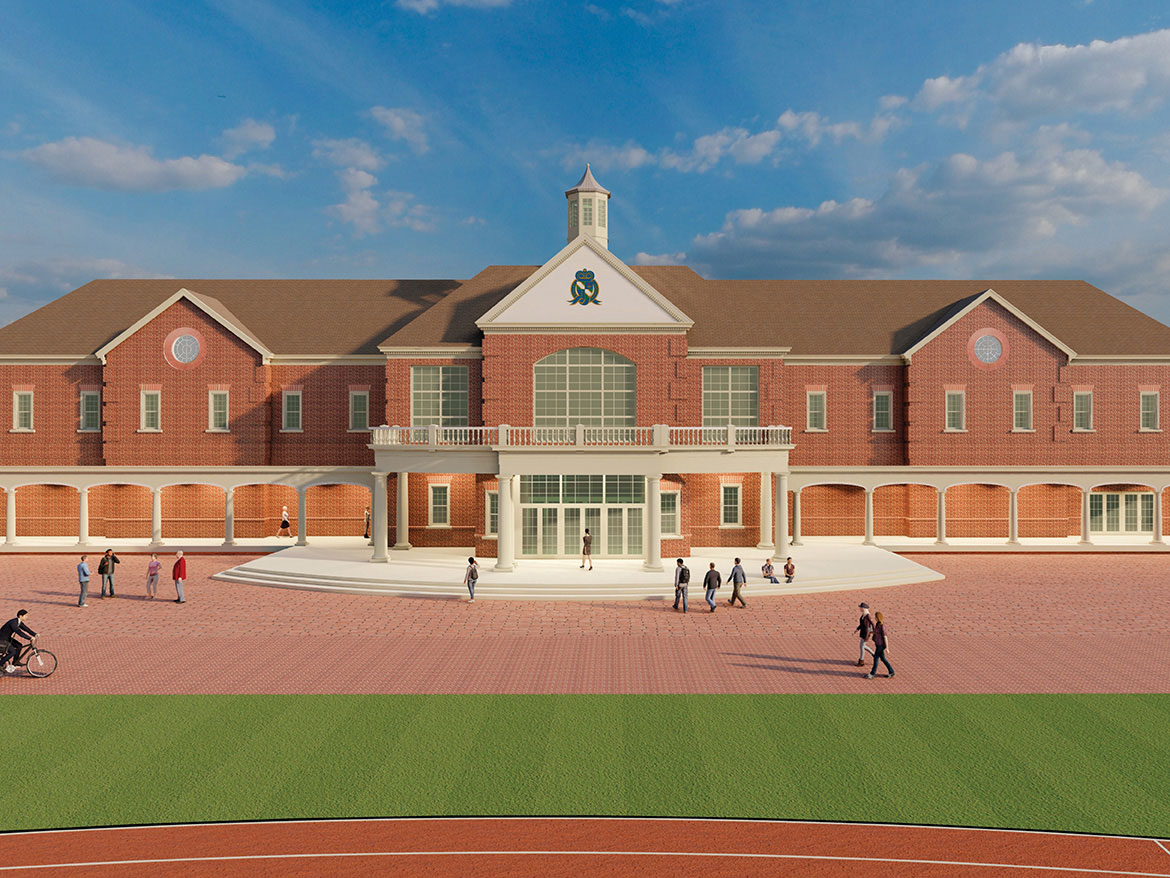 Regent University Athetic & Fitness Center Rendering