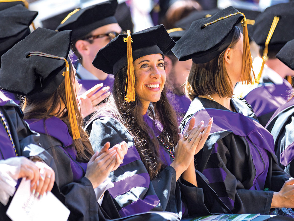 Regent Law students at graduation.
